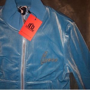 BRAND NEW NEVER WORN GSUWOO VINTAGE VELOUR 2 PIECE SET